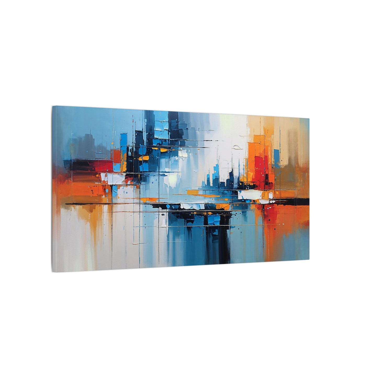 Vibrant Abstract Art Canvas Print - Multi-Size Decor
