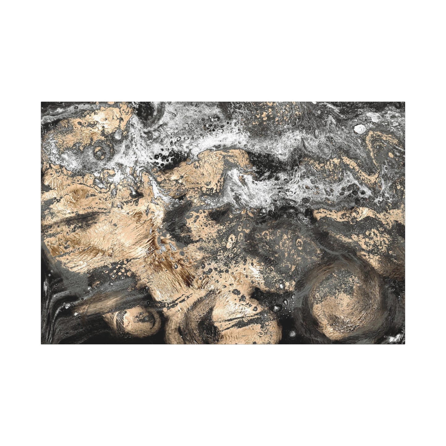Space Marble – Flowing Gold & Abstract Planets