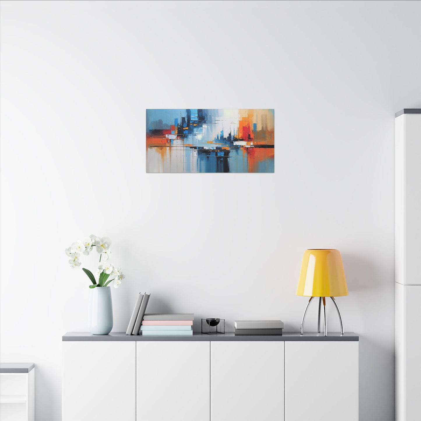 Vibrant Abstract Art Canvas Print - Multi-Size Decor