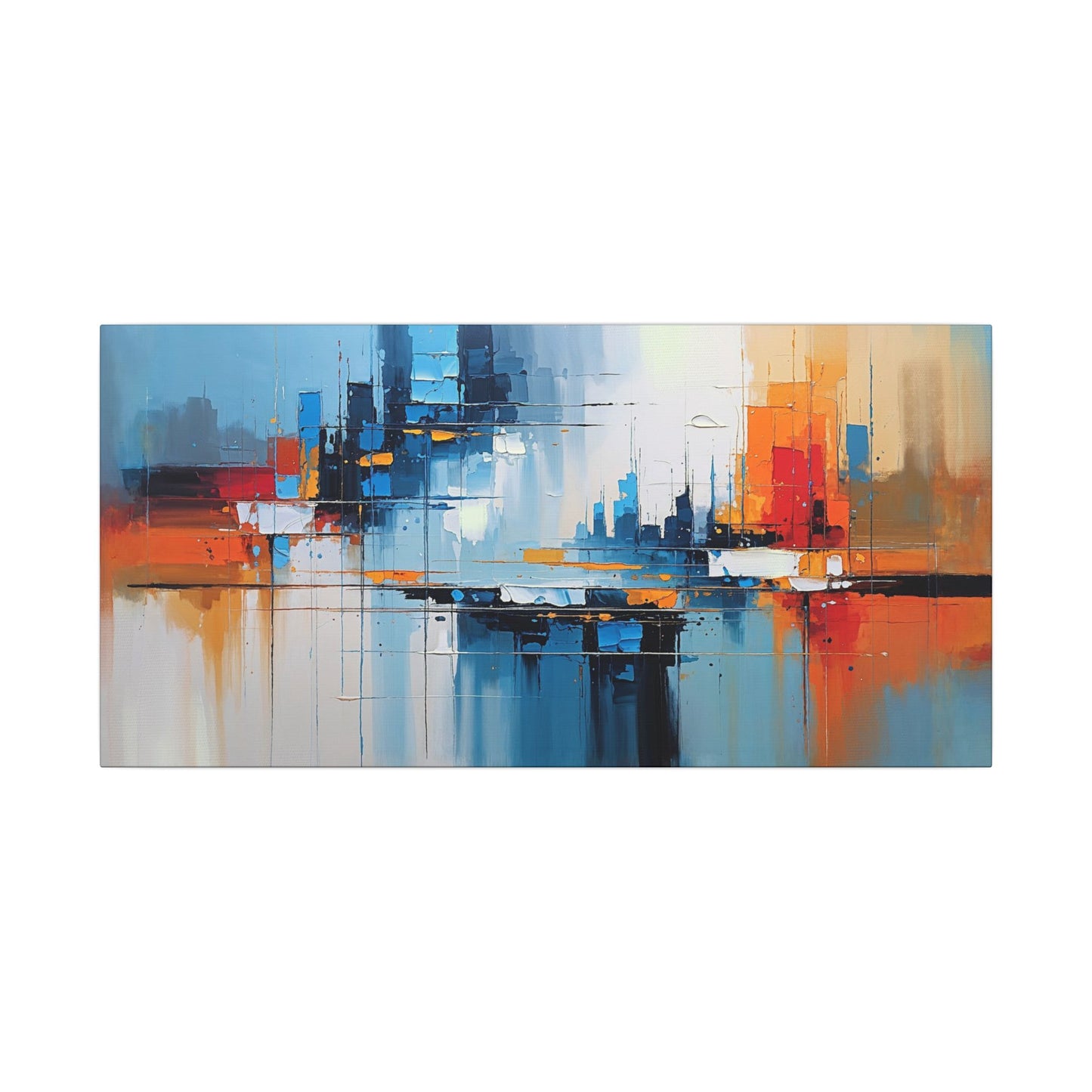 Vibrant Abstract Art Canvas Print - Multi-Size Decor