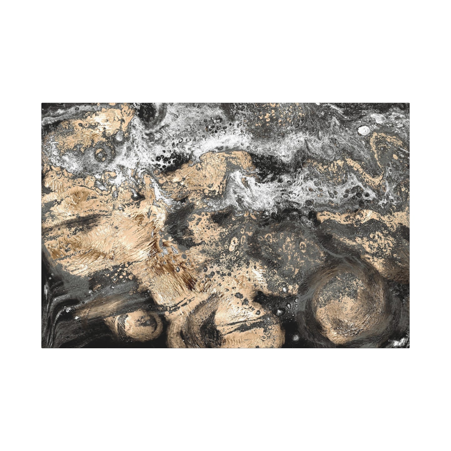 Space Marble – Flowing Gold & Abstract Planets