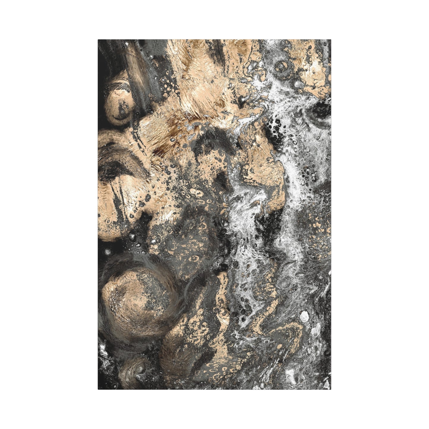 Space Marble – Flowing Gold & Abstract Planets