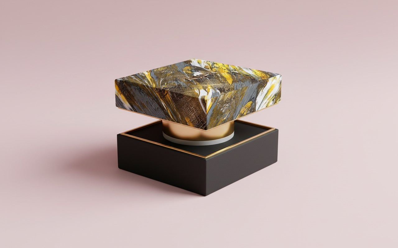 gilded current, luxury cosmetic packaging box