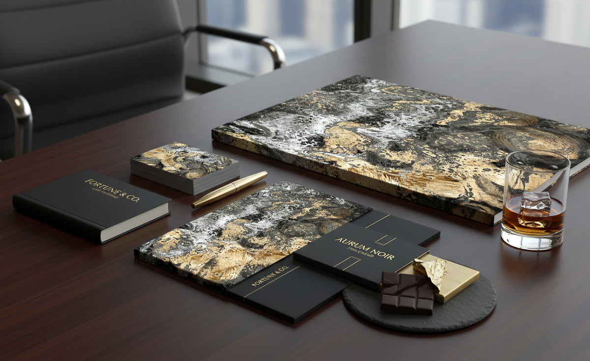corporate identity (business cards, annual reports), law firms, premium packaging design of chocolate