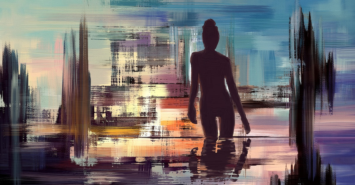 Urban Solitude Silhouette